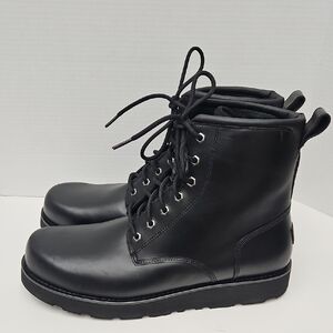 UGG Men's Black Leather Boots